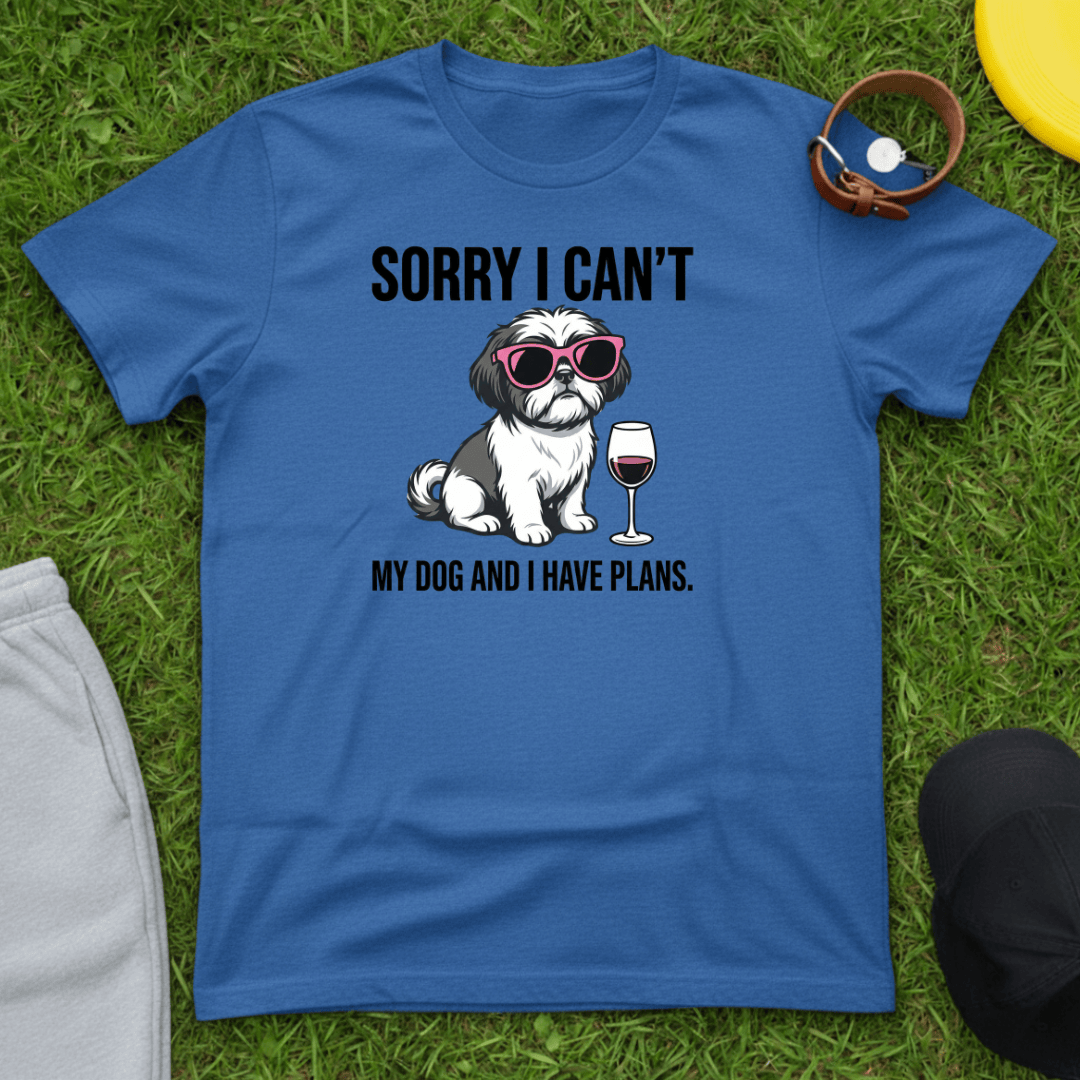 Wine & Dog Plans Tee