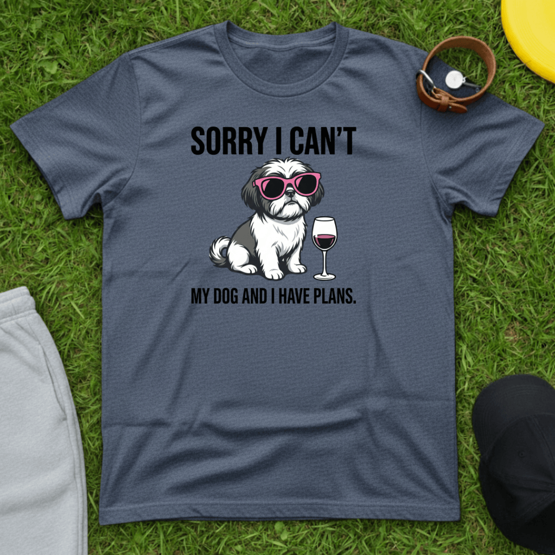 Wine & Dog Plans Tee