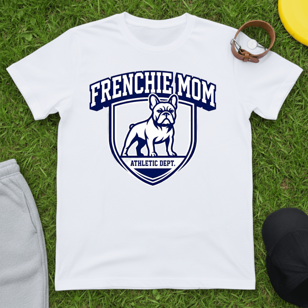 Varsity Frenchie Mom Tee