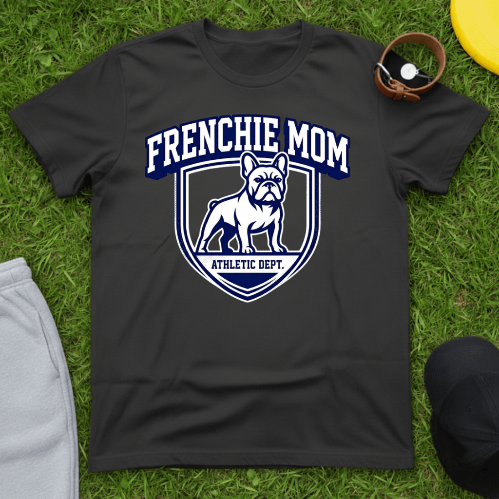 Varsity Frenchie Mom Tee