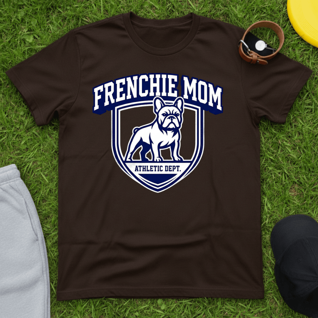 Varsity Frenchie Mom Tee