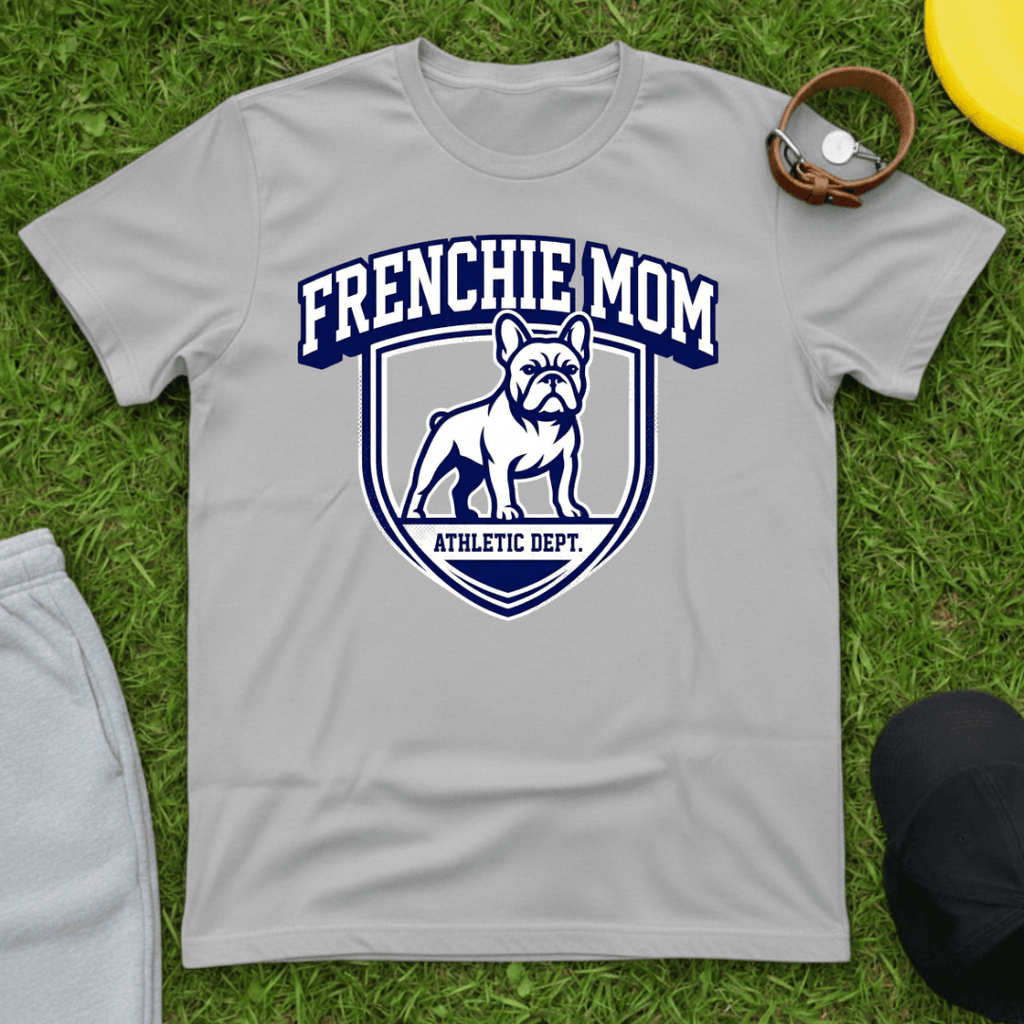 Varsity Frenchie Mom Tee