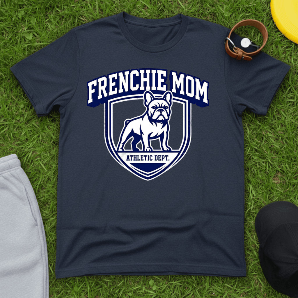 Varsity Frenchie Mom Tee