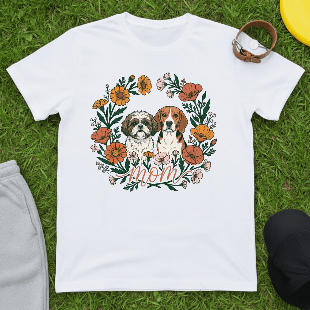 Wildflower Dog Mom Tee
