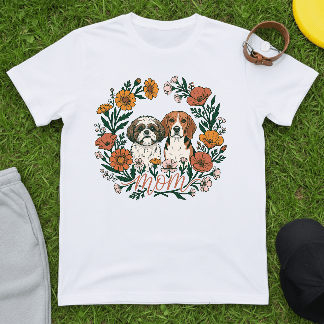 Wildflower Dog Mom Tee
