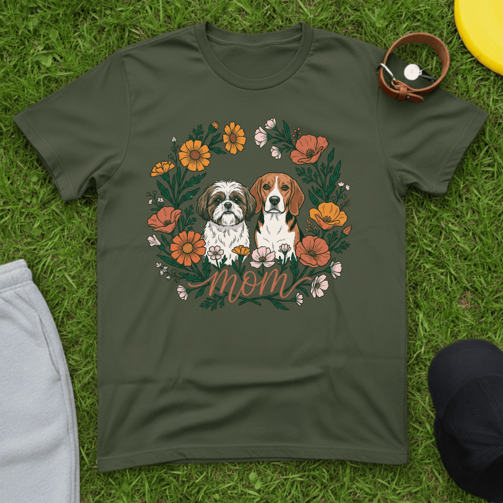 Wildflower Dog Mom Tee