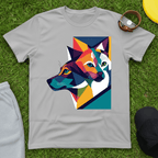 Abstract Dog & Cat Art Tee