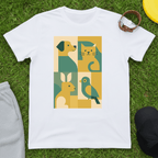 Abstract Pet Friends Tee