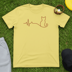 Cat Heartbeat Tee