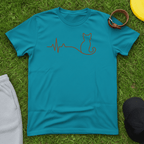 Cat Heartbeat Tee
