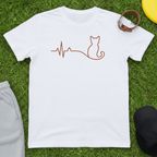 Cat Heartbeat Tee