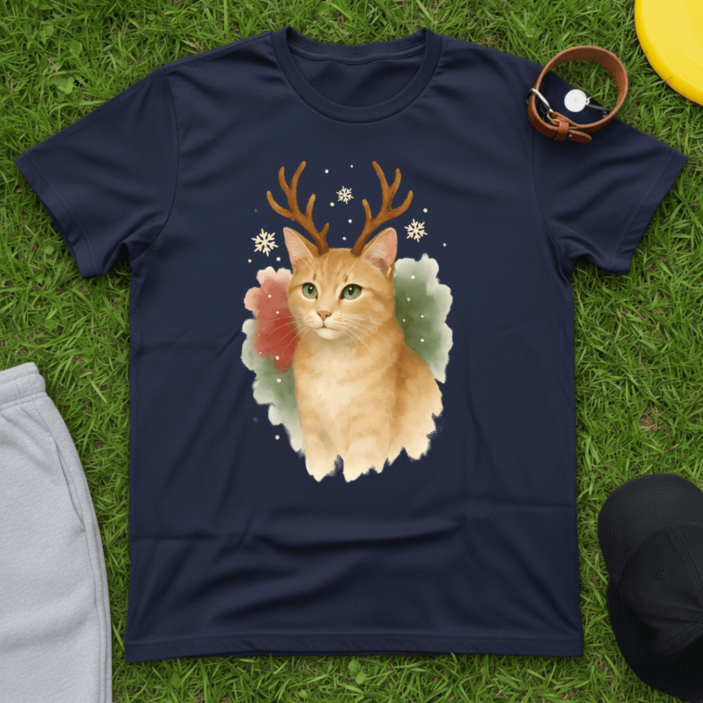 Christmas Ginger Cat Tee