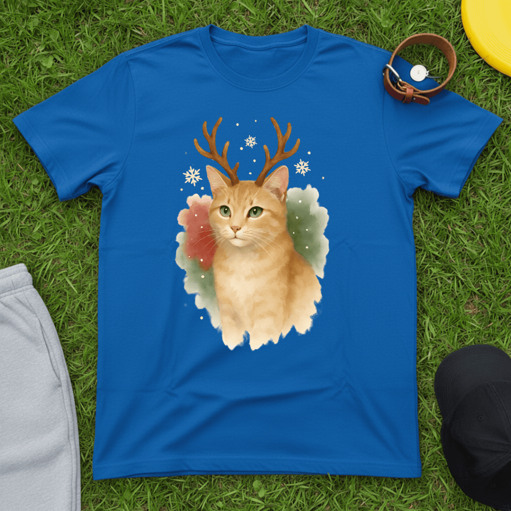 Christmas Ginger Cat Tee