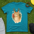 Christmas Ginger Cat Tee