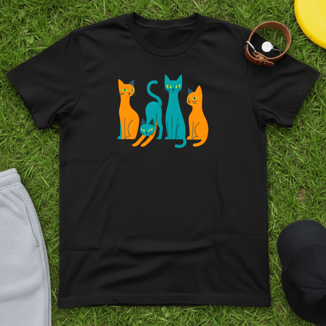 Color Pop Cats Tee