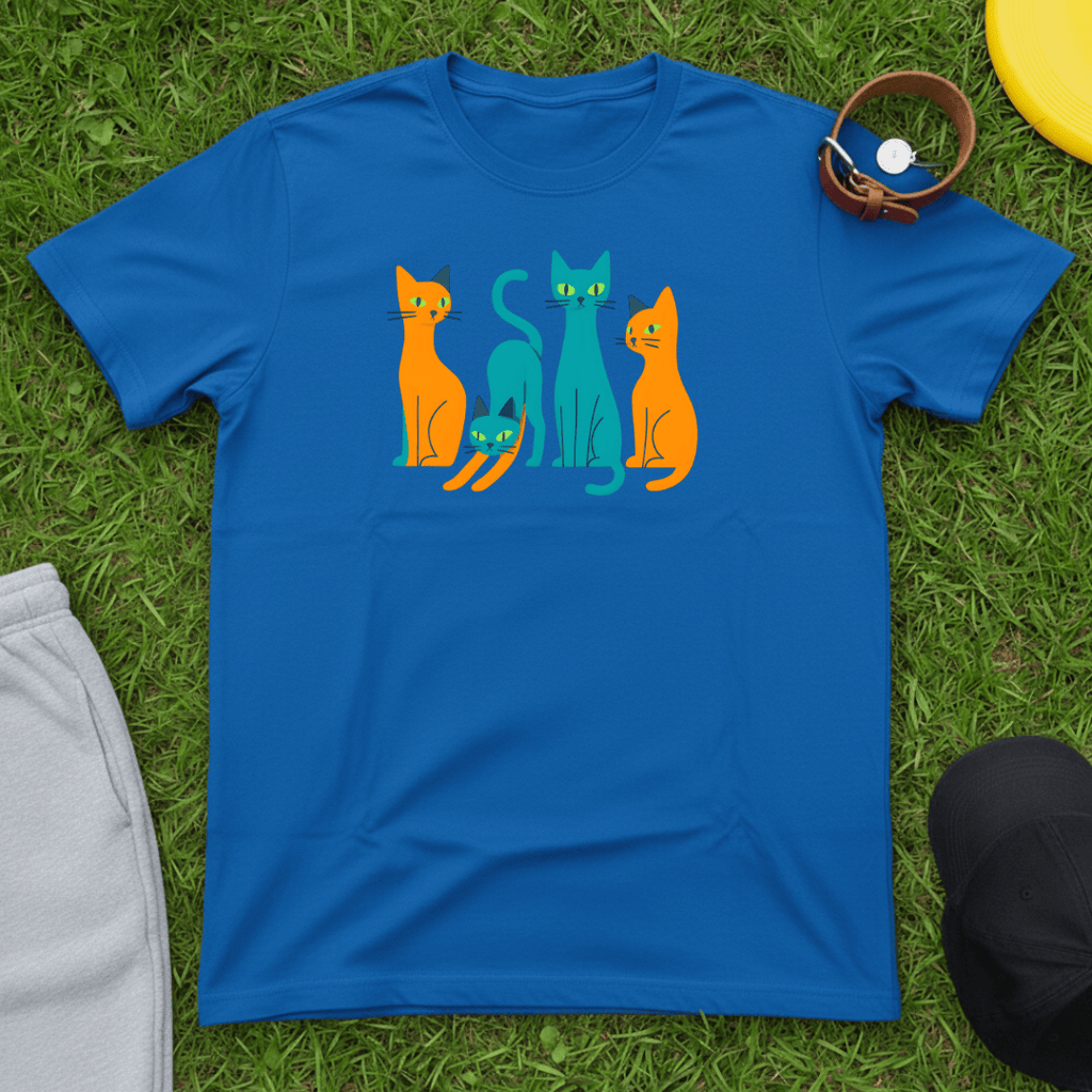 Color Pop Cats Tee