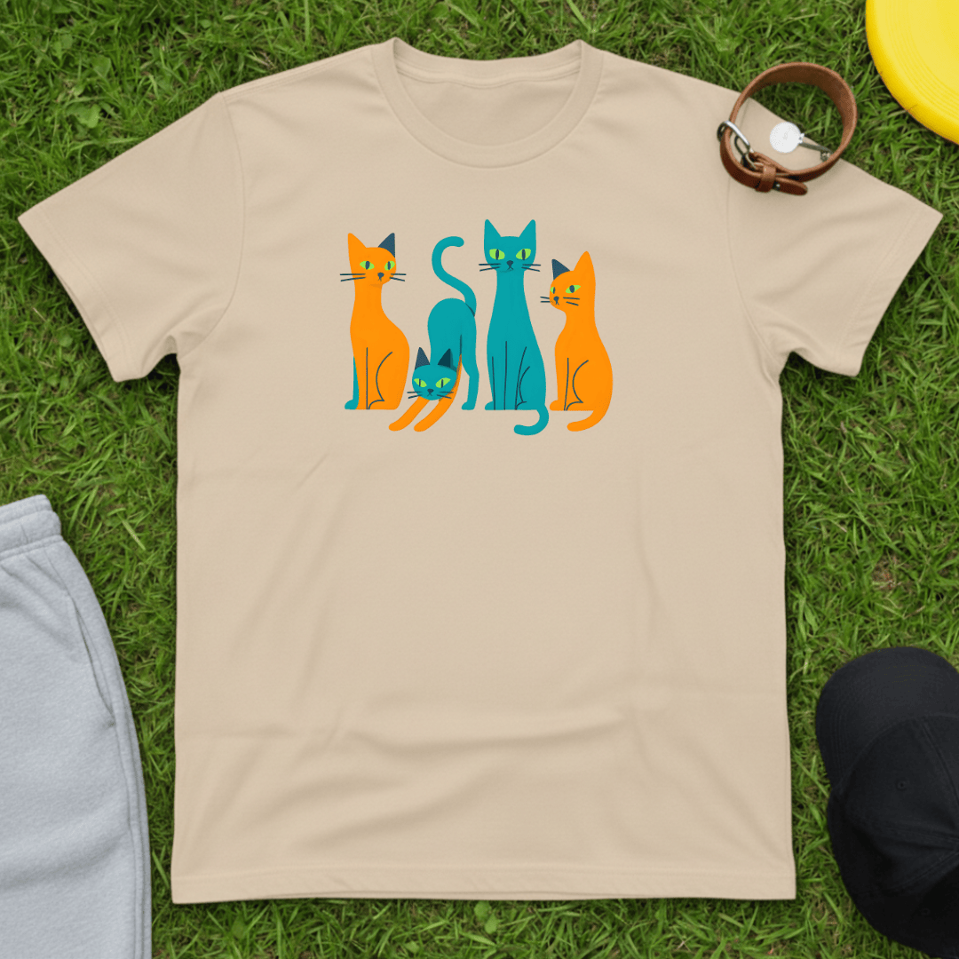 Color Pop Cats Tee