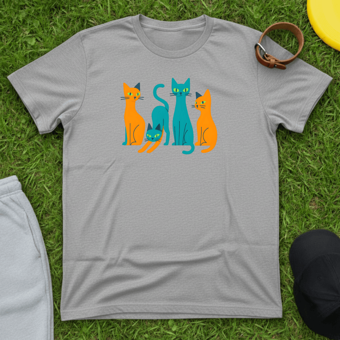 Color Pop Cats Tee
