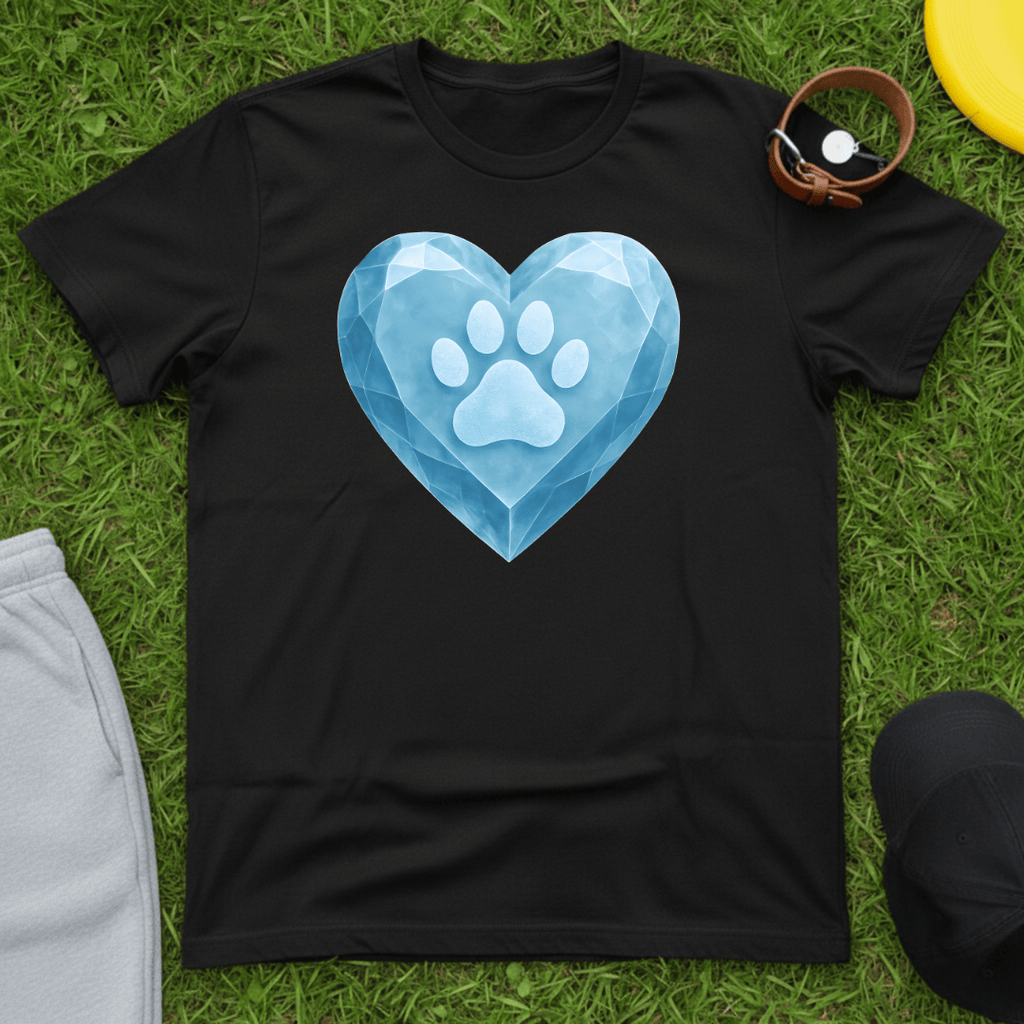 Crystal Paw Heart Tee
