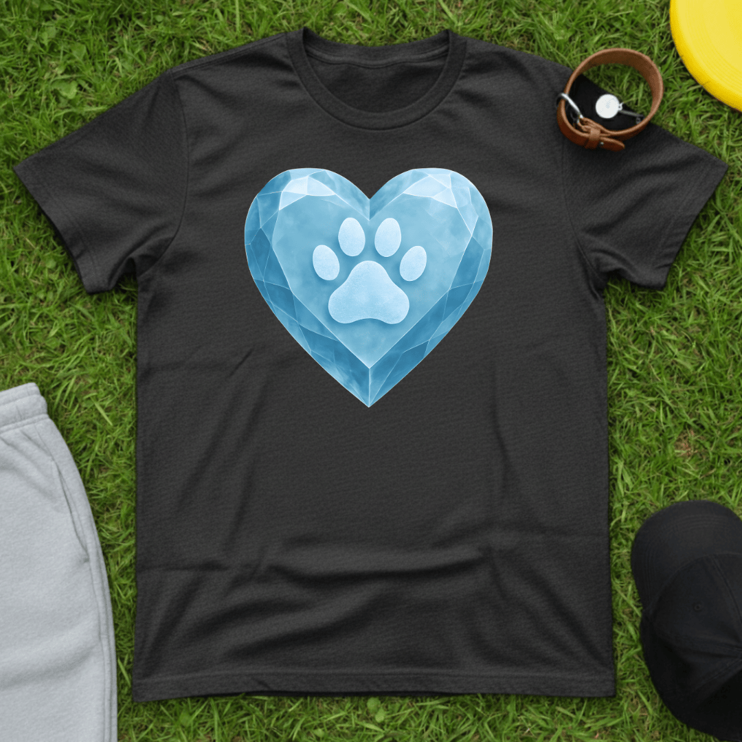 Crystal Paw Heart Tee