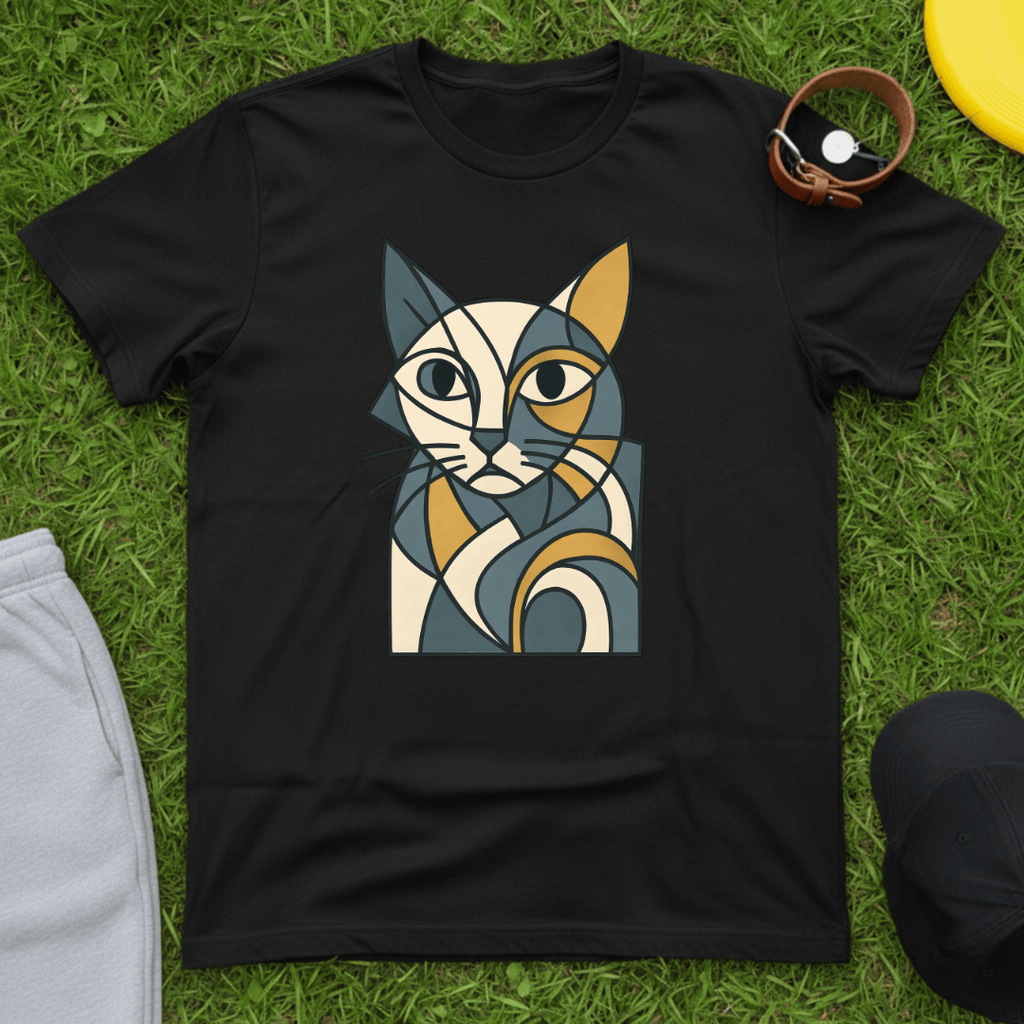 Cubist Cat Tee