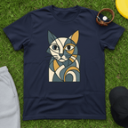 Cubist Cat Tee