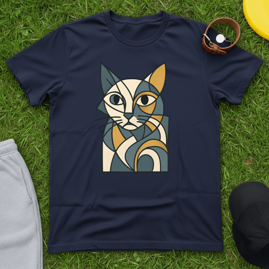 Cubist Cat Tee