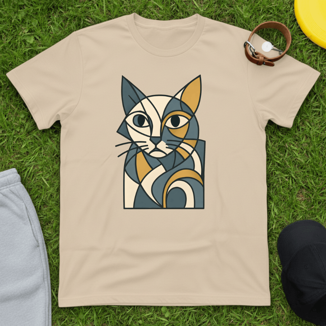 Cubist Cat Tee