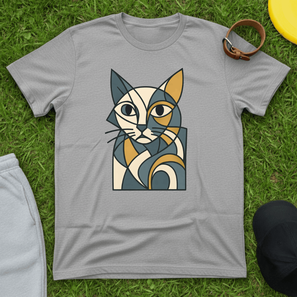 Cubist Cat Tee