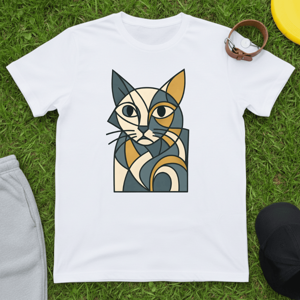 Cubist Cat Tee