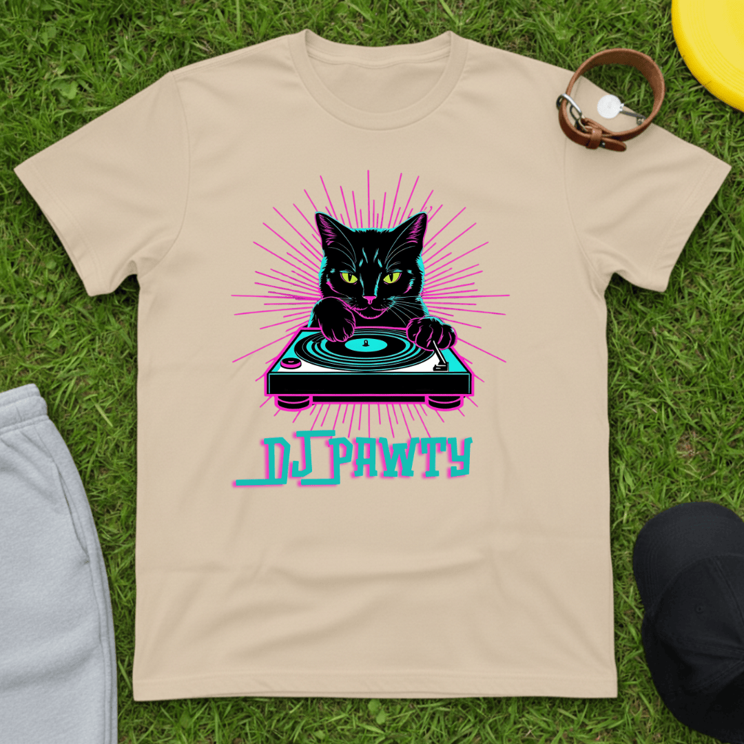 DJ Pawty Cat Tee