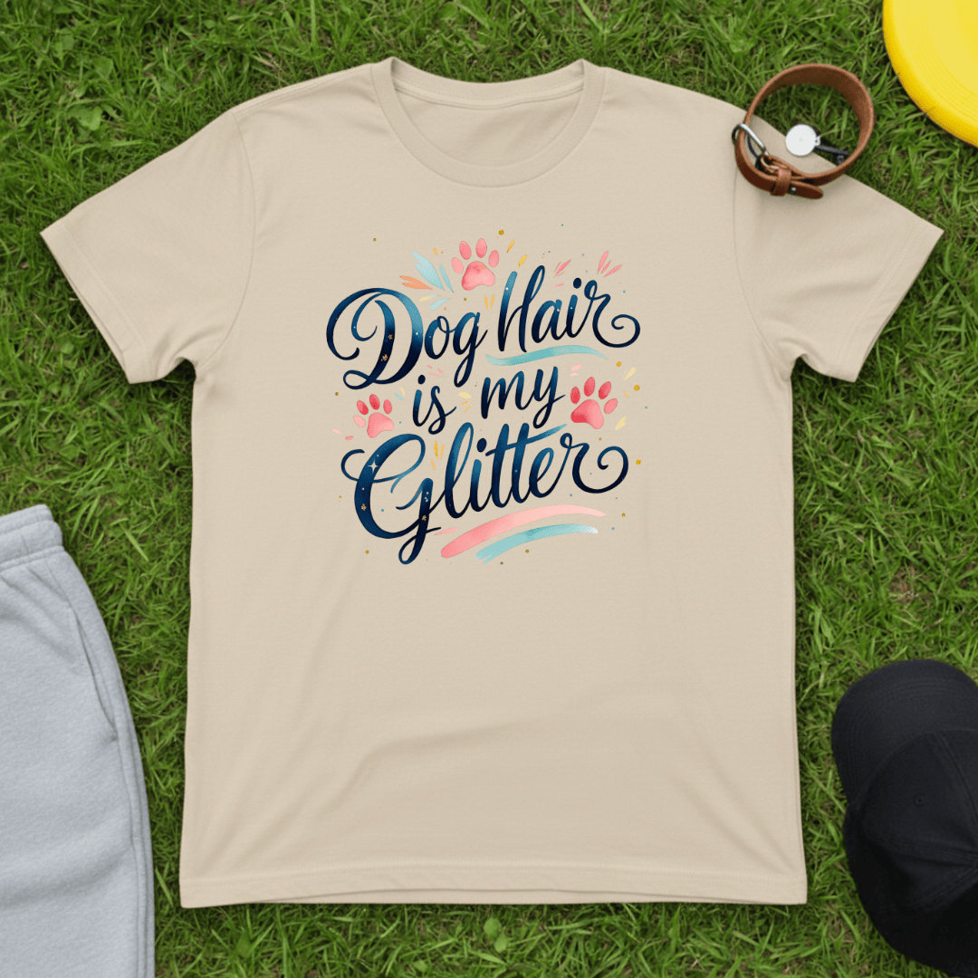 Dog Hair Glitter Tee
