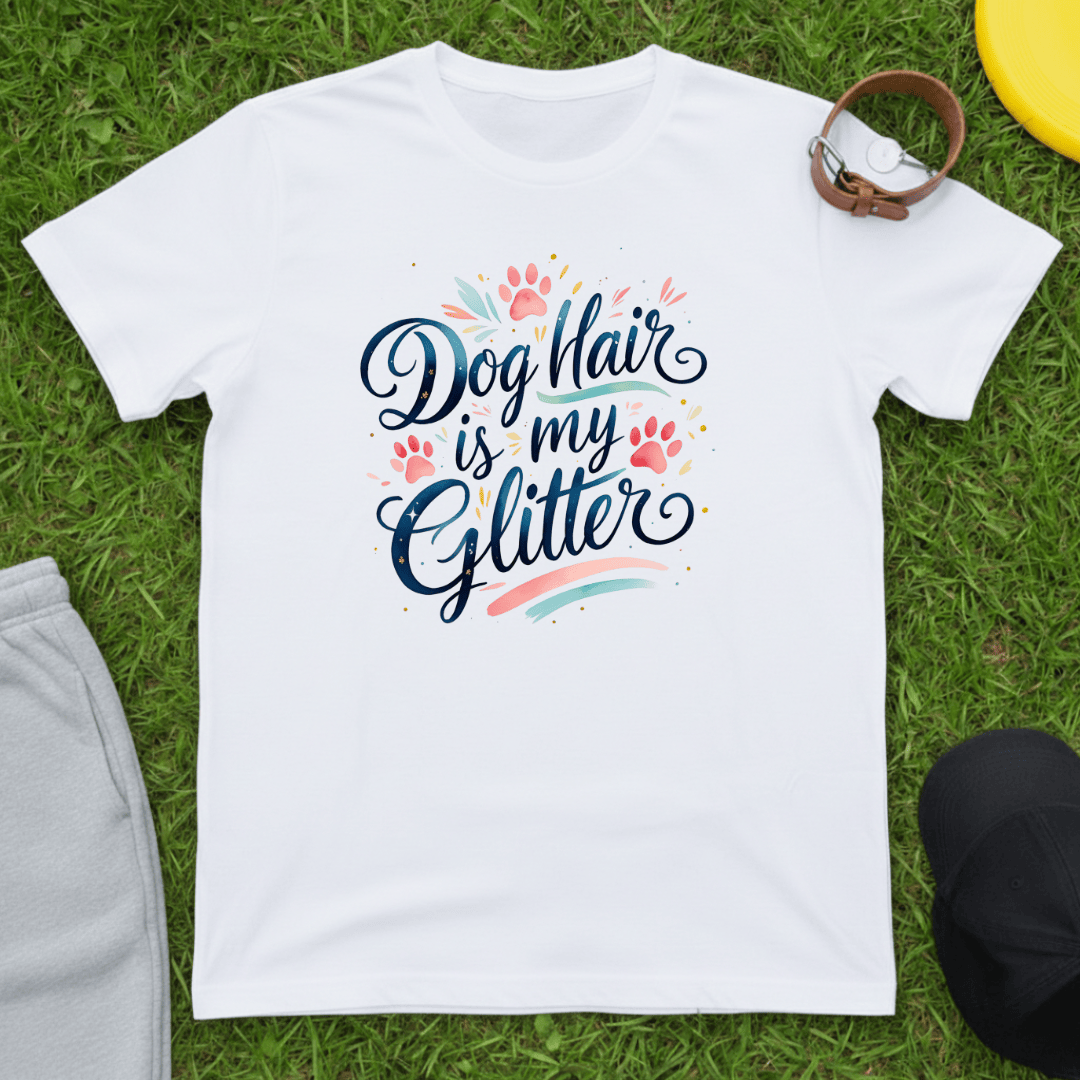 Dog Hair Glitter Tee