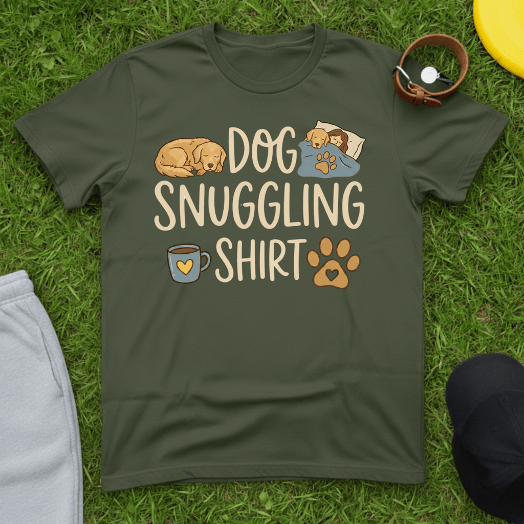 Dog Snuggling Tee