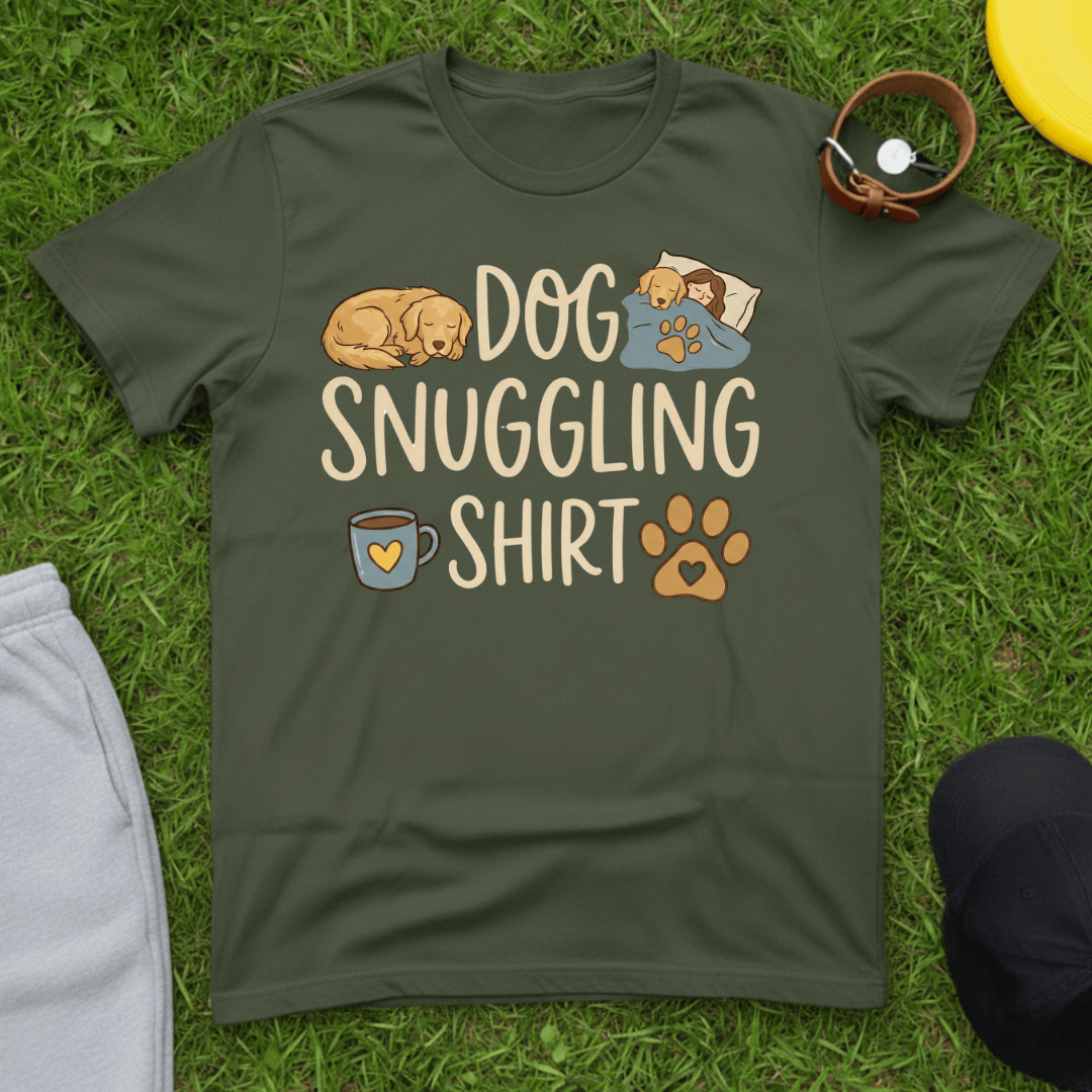 Dog Snuggling Tee