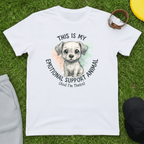 Emotional Support Dog Sketch Tee