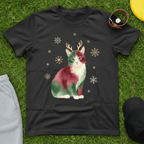 Festive Reindeer Cat Tee