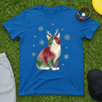 Festive Reindeer Cat Tee