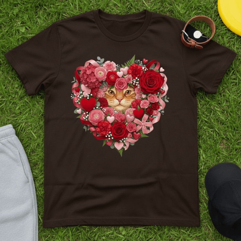 Floral Cat Love Tee