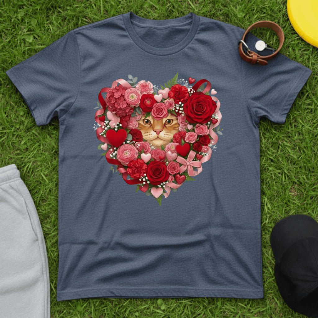 Floral Cat Love Tee