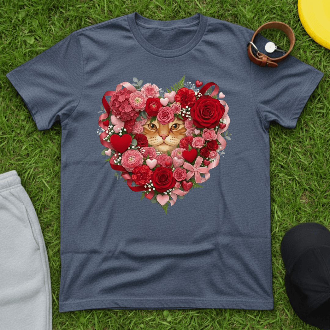 Floral Cat Love Tee