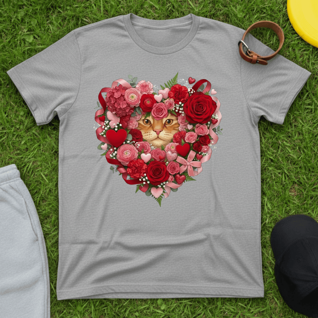Floral Cat Love Tee