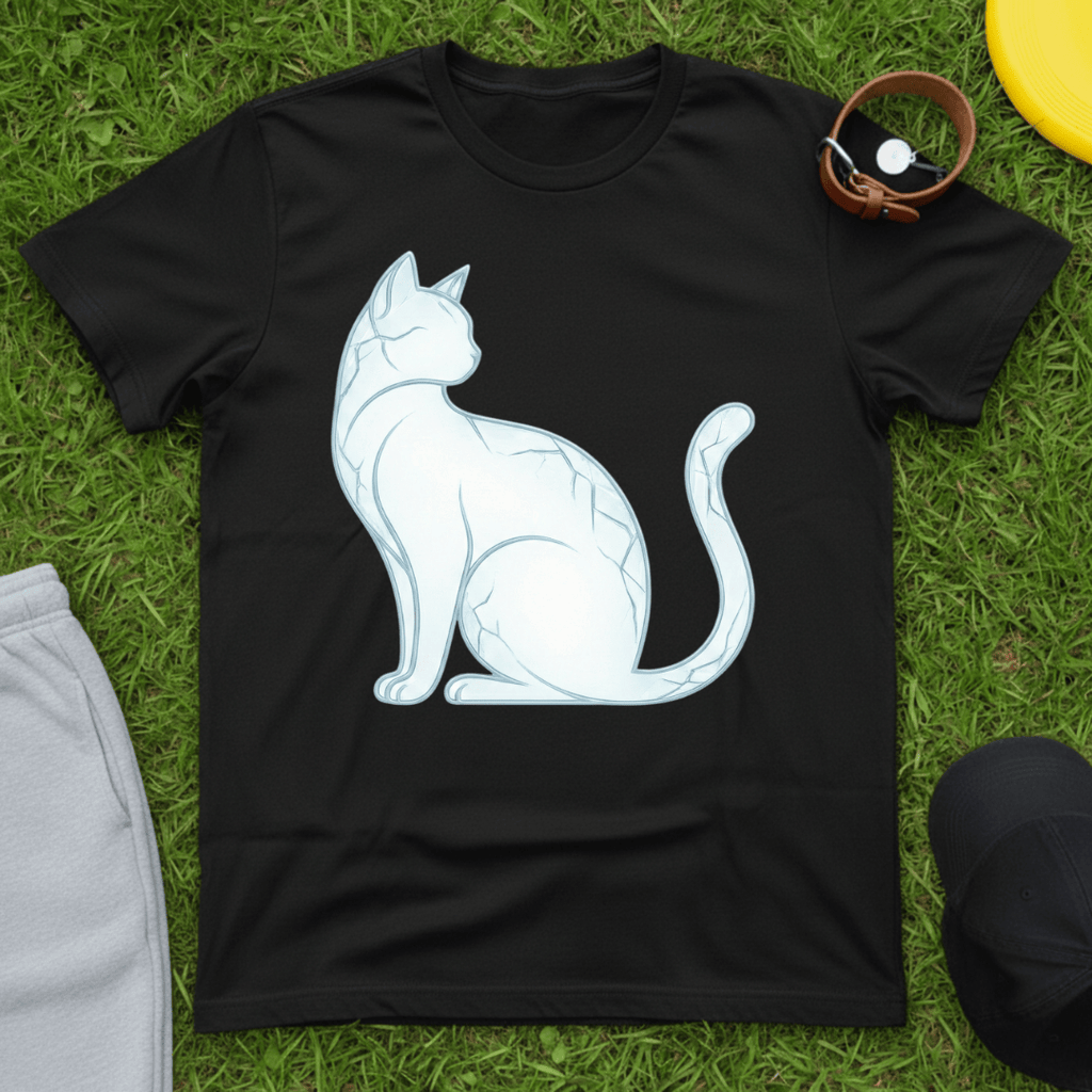 Frosted Cat Silhouette Tee