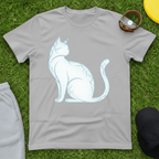 Frosted Cat Silhouette Tee