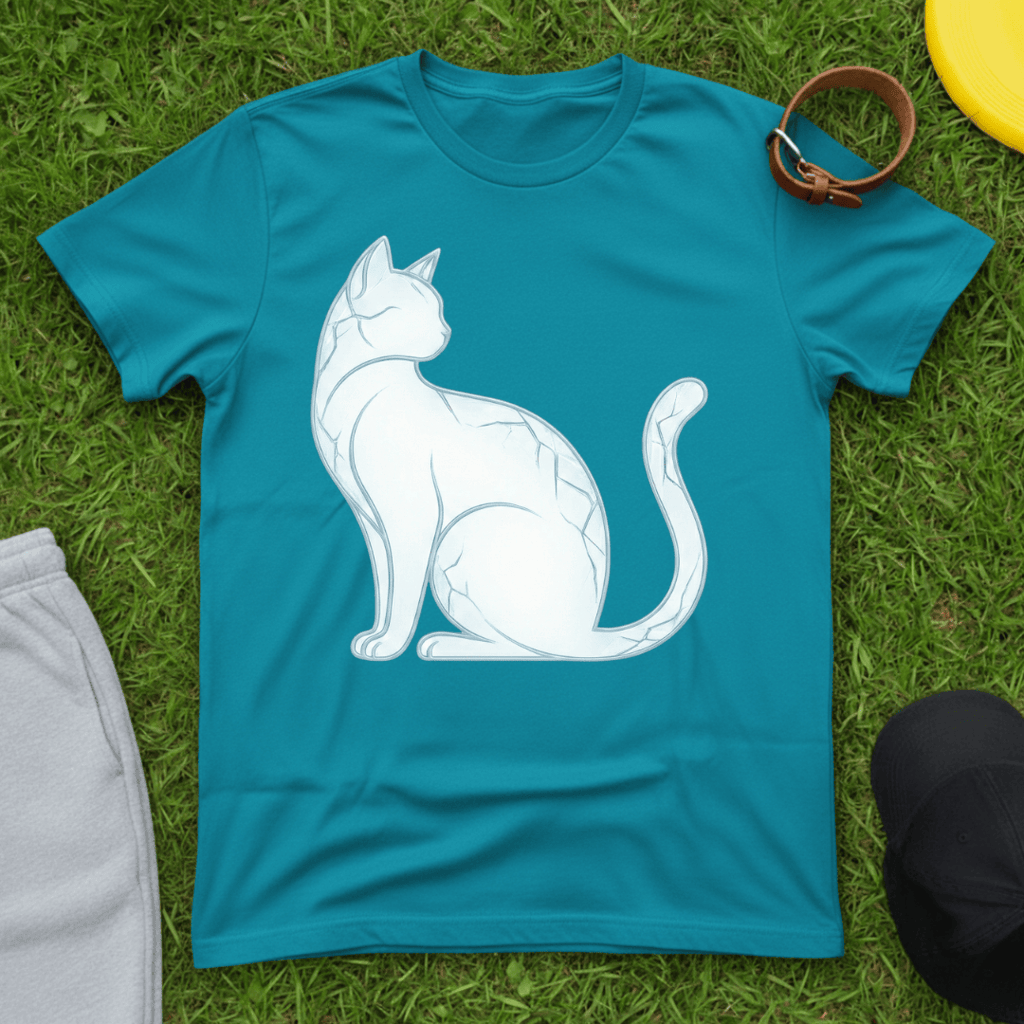 Frosted Cat Silhouette Tee