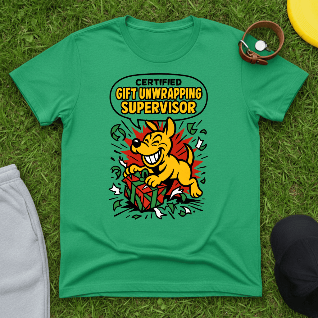 Happy Unwrapping Pup Tee