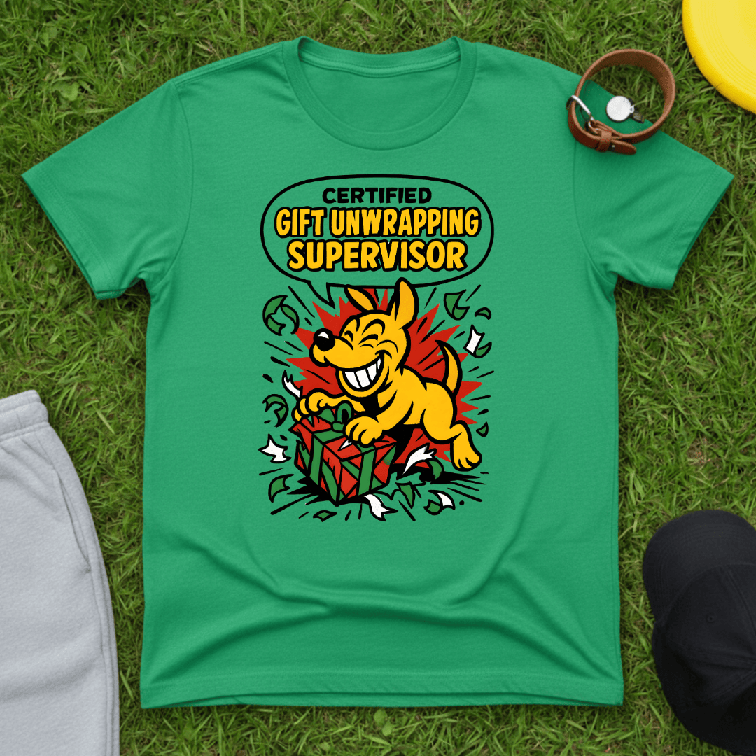 Happy Unwrapping Pup Tee