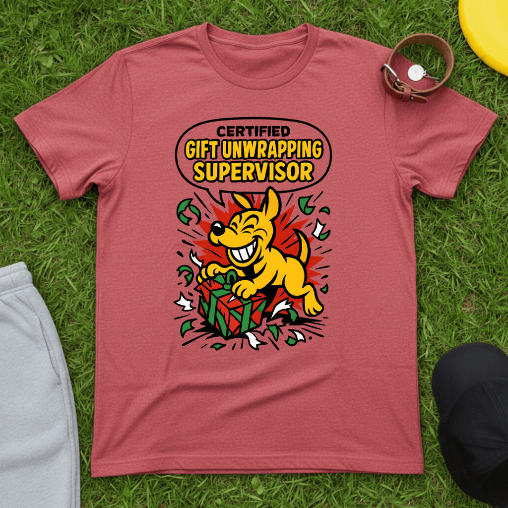 Happy Unwrapping Pup Tee