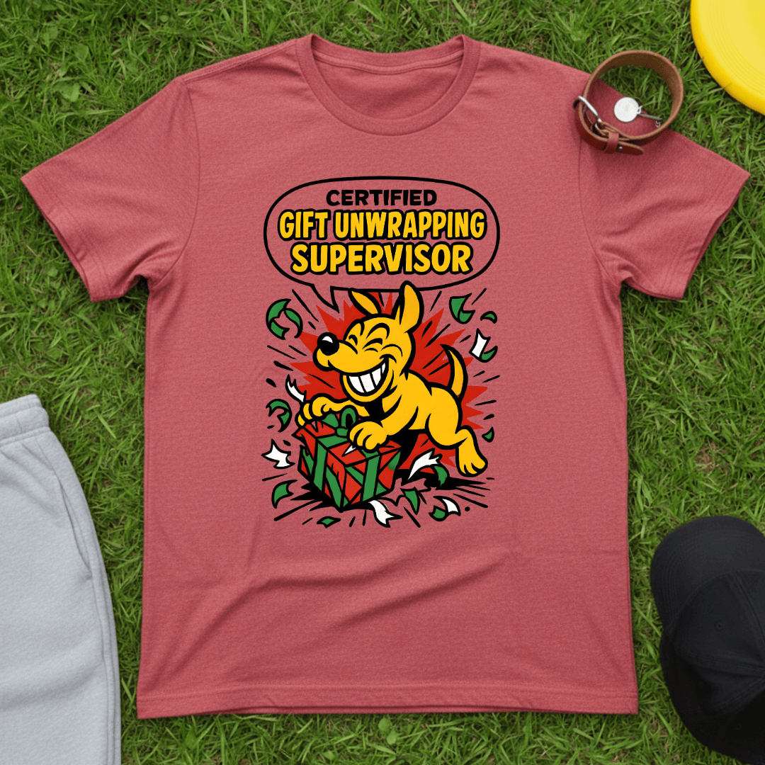 Happy Unwrapping Pup Tee