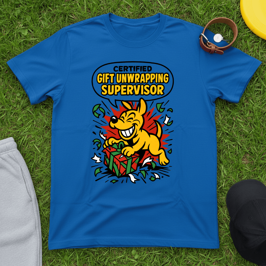 Happy Unwrapping Pup Tee